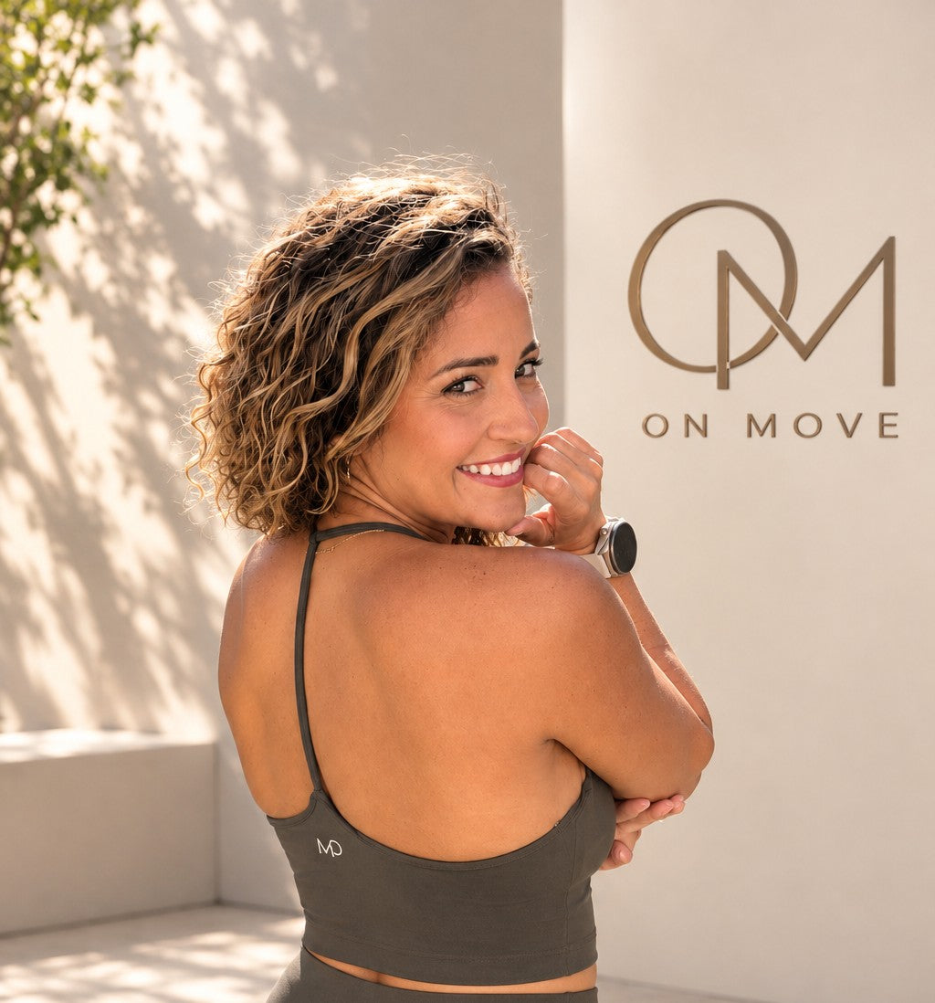Open Back Sports Top – Olive