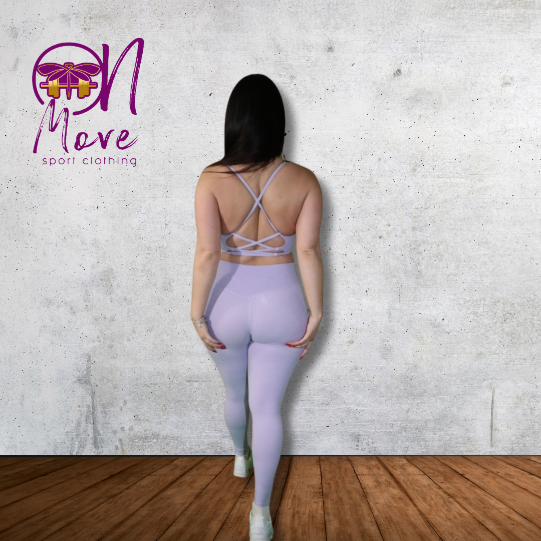 Laced Back Top and Higth-Waisted Legging