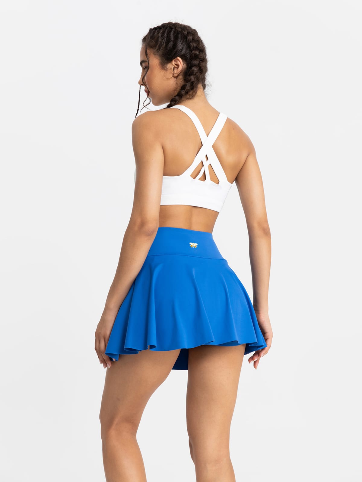 Royal Blue Tennis Skirt Flowy Athletic Short
