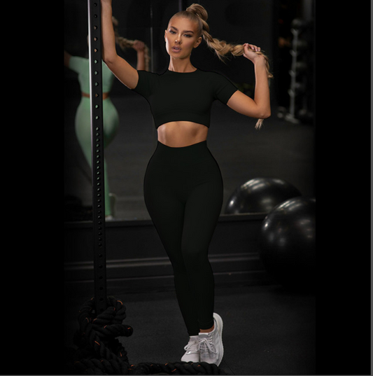 Crop Top and Legging Set