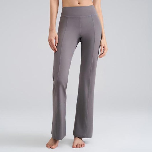 Gray Casual Sport Flare Legging