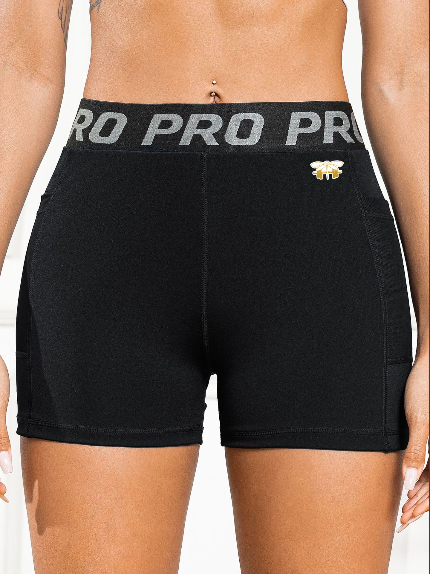 Black Running Shorts