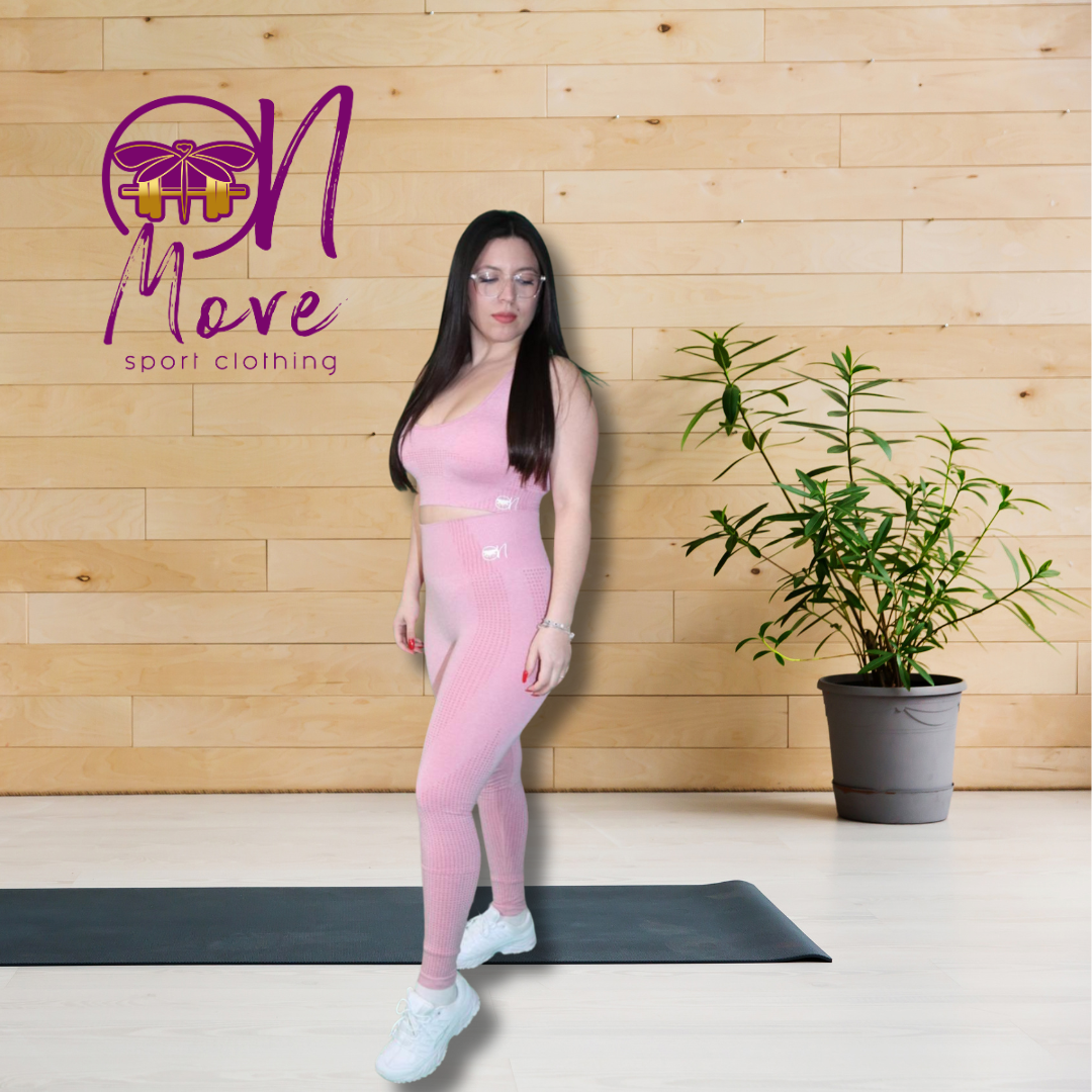 Guava Top and High Waisted Legging Set