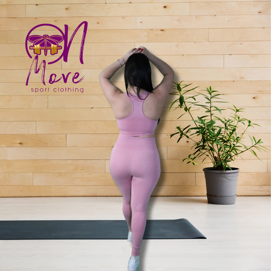 Guava Top and High Waisted Legging Set