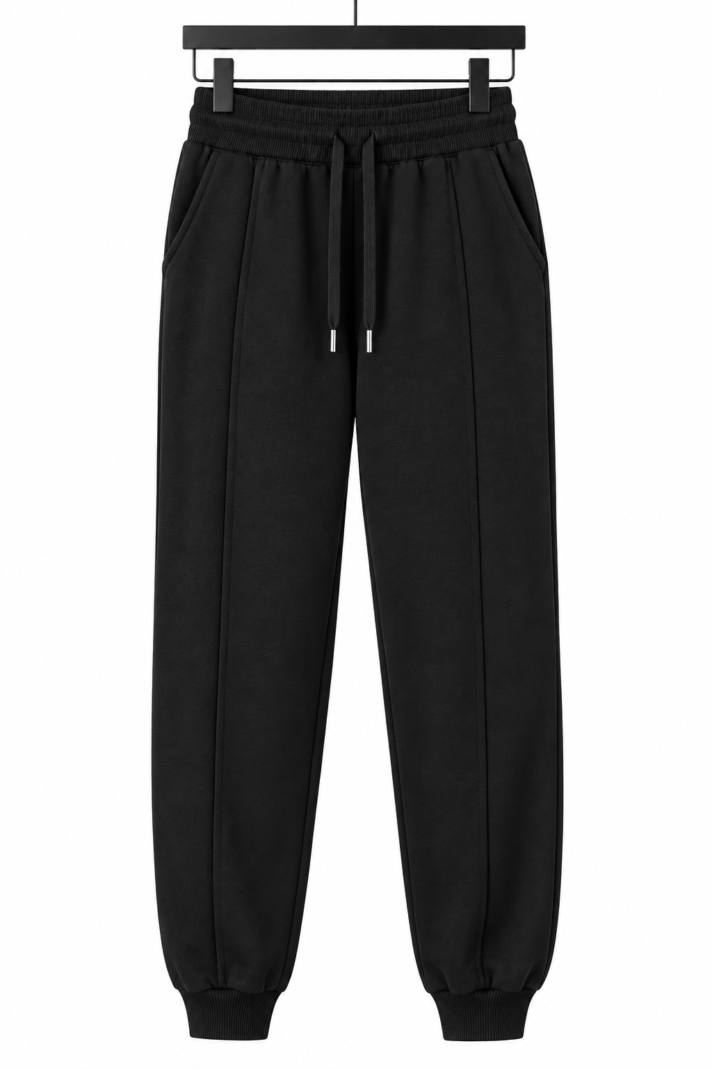 Black Cuffed Sweatpant