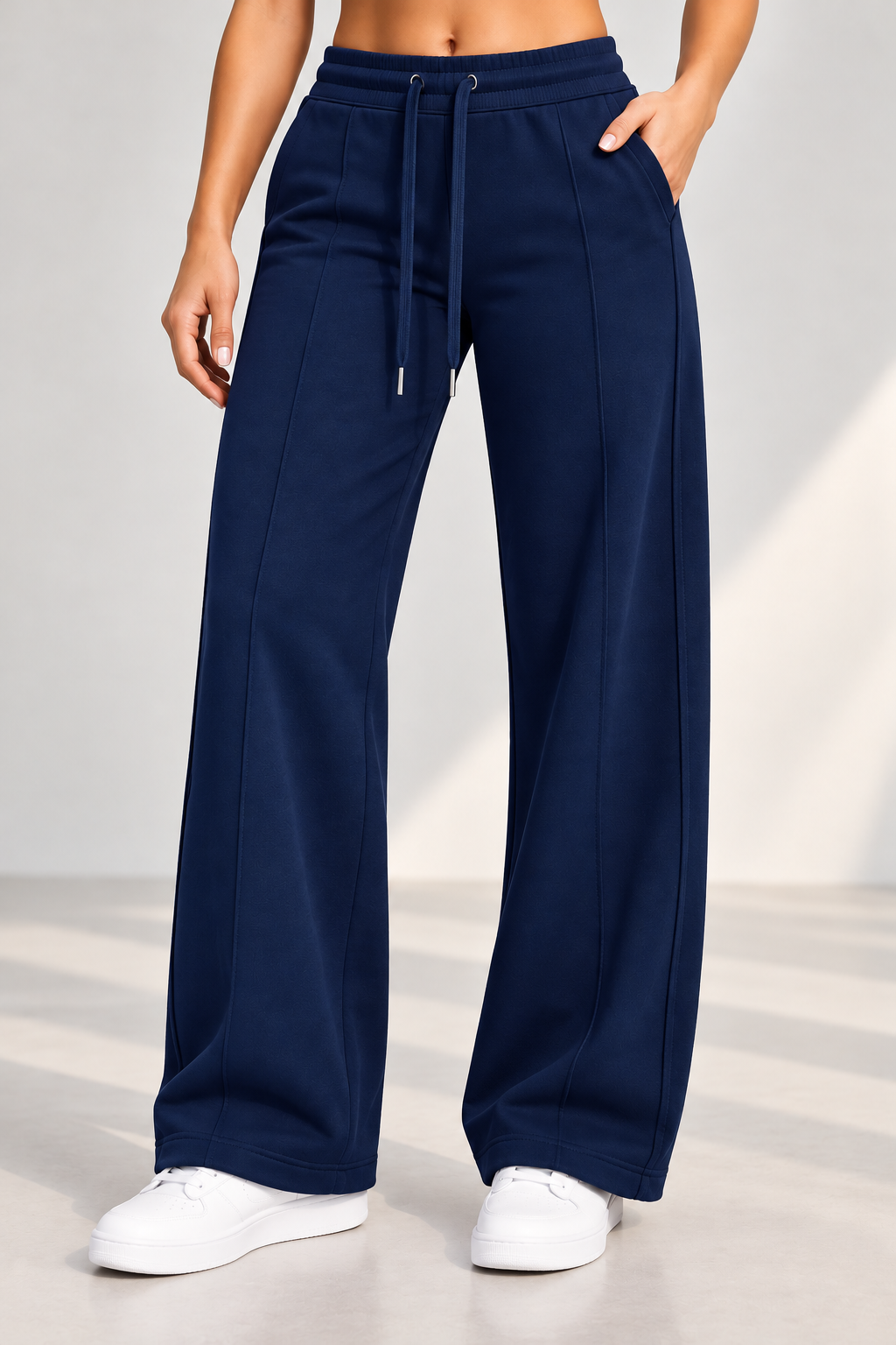 Navy Blue Effortless Move Flared Sweatpant