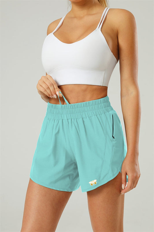 Turquoise Athletic Shorts