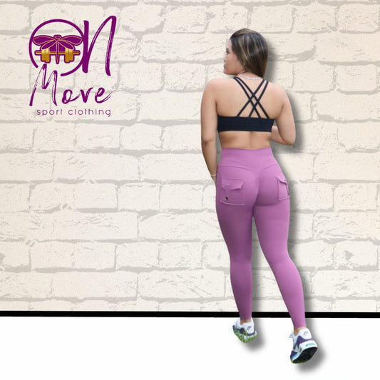 Purple Legging with pockets