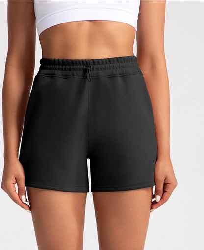 Elevate Ease Black Top & Short Set