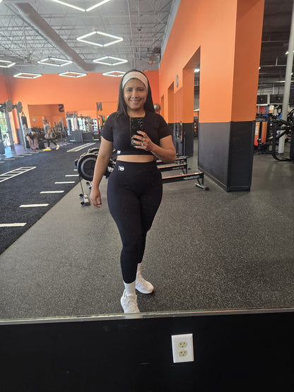 Crop Top and Legging Set