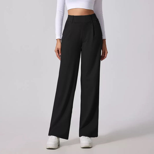 Black Stretch Pull-On Pant