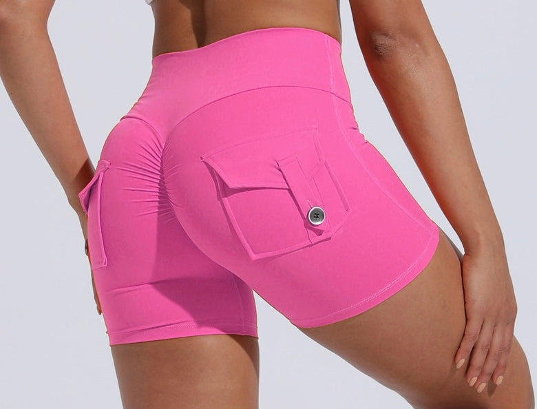 Pink Pocket Scrunch Butt Short