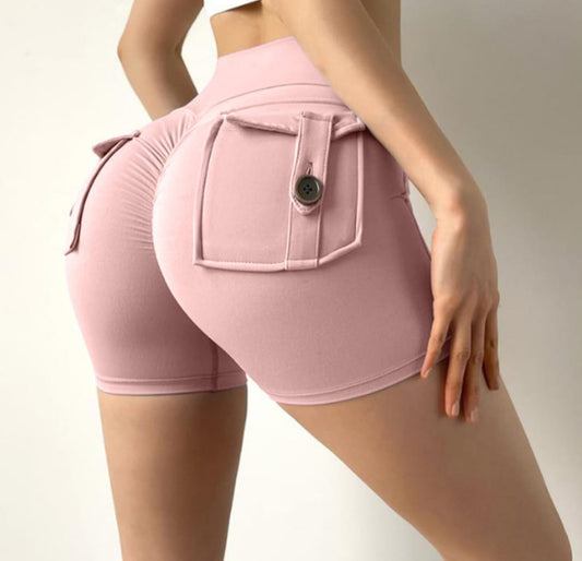 Guava Pocket Scrunch Butt Short