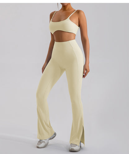 Shallow Apricot High wasted Bootcut Flare Leggings