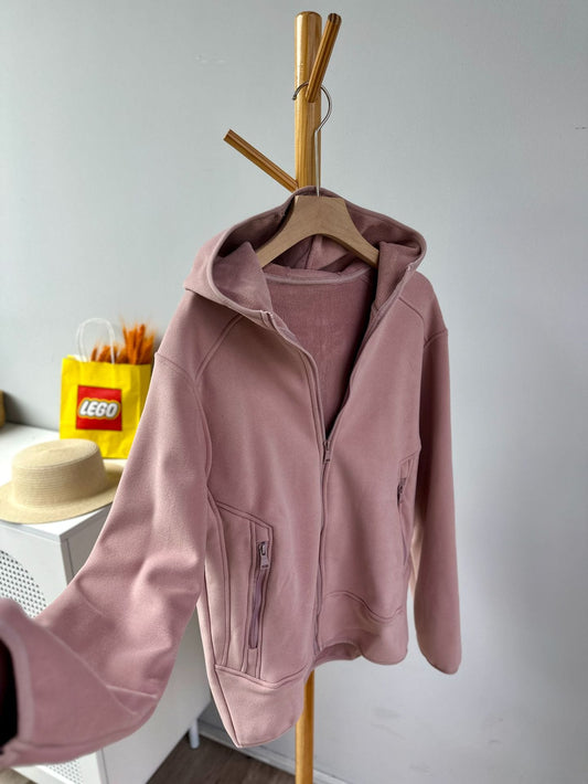 Darkpink Zip Up Hoodies Sweatshirt Fleece Jackets