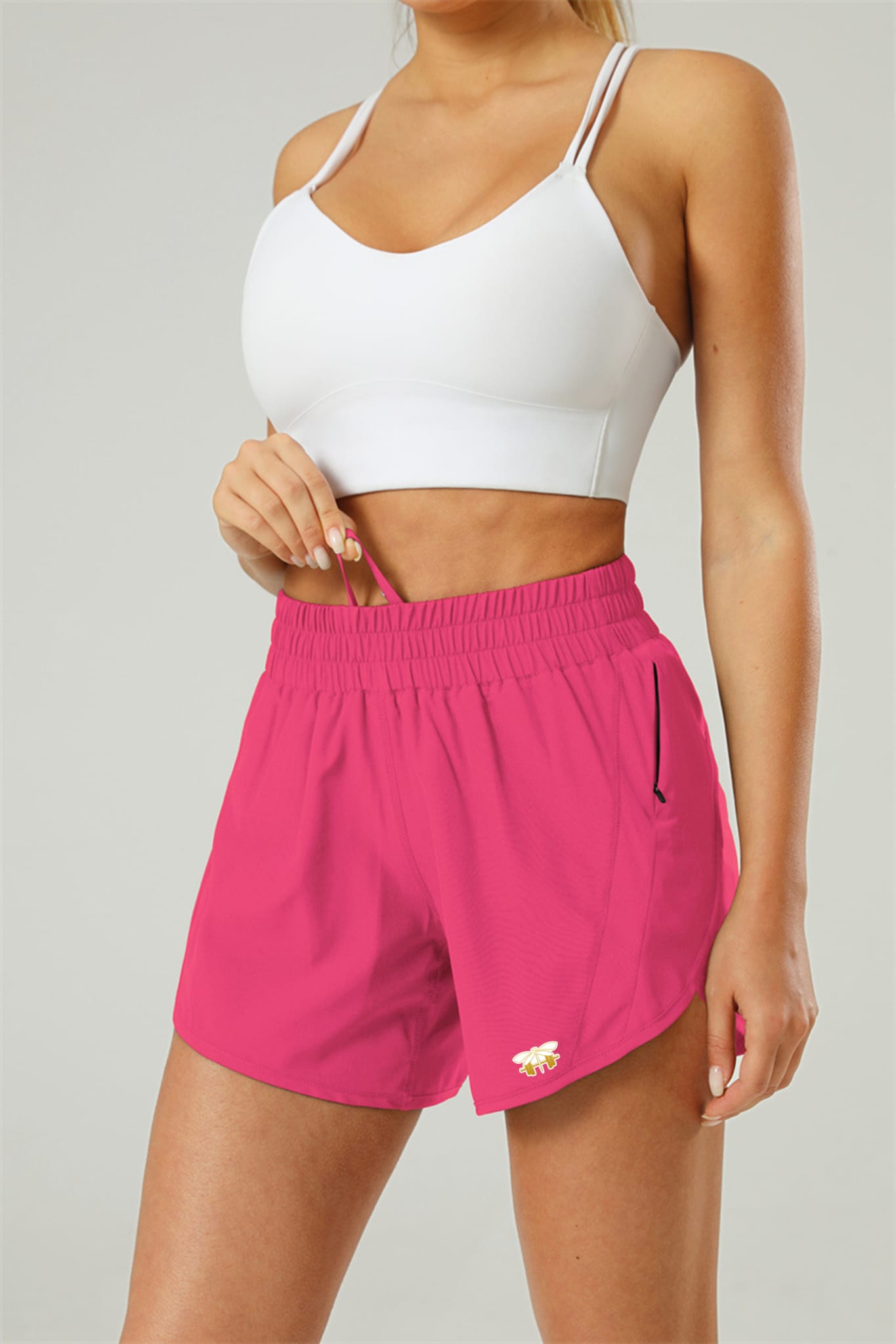 Hot Pink Athletics Shorts