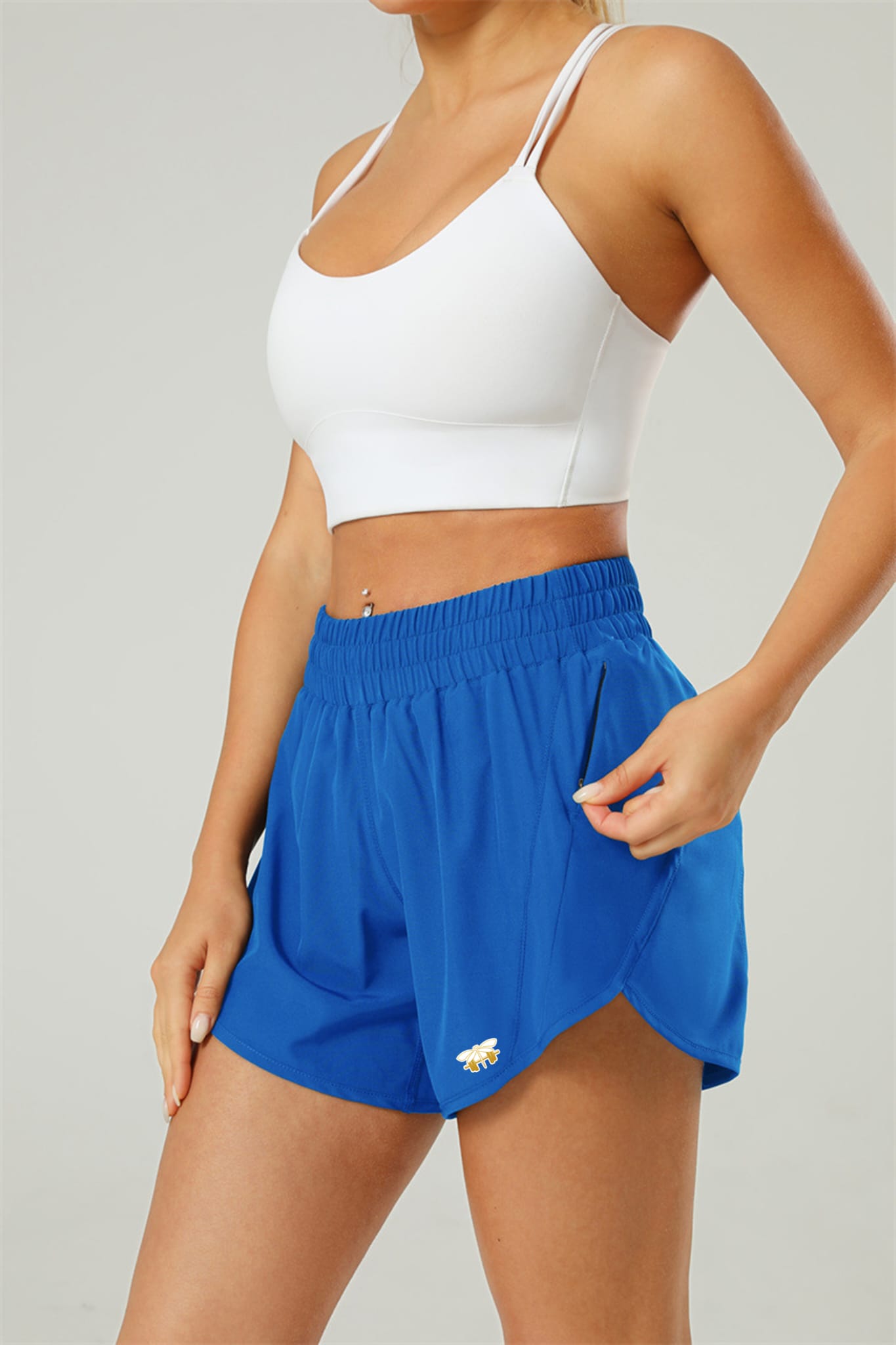 Blue Athletic Shorts