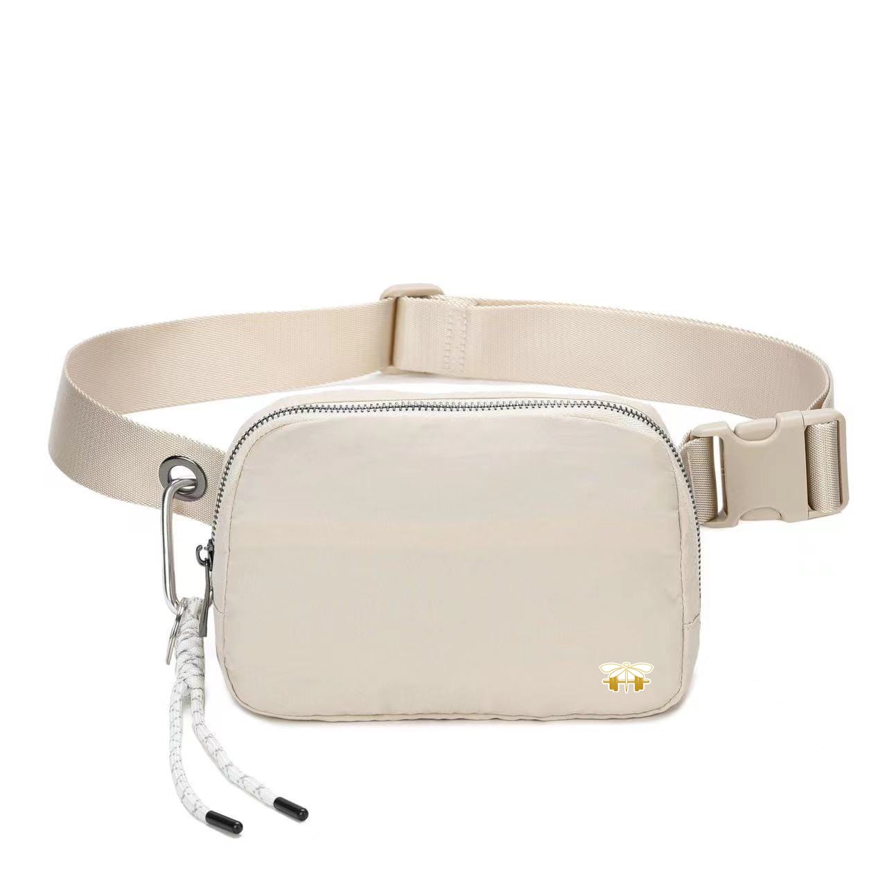 Beige fanny pack