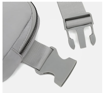 Gray fanny pack