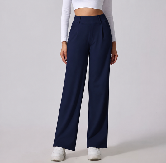 Blue Stretch Pull-On Pant