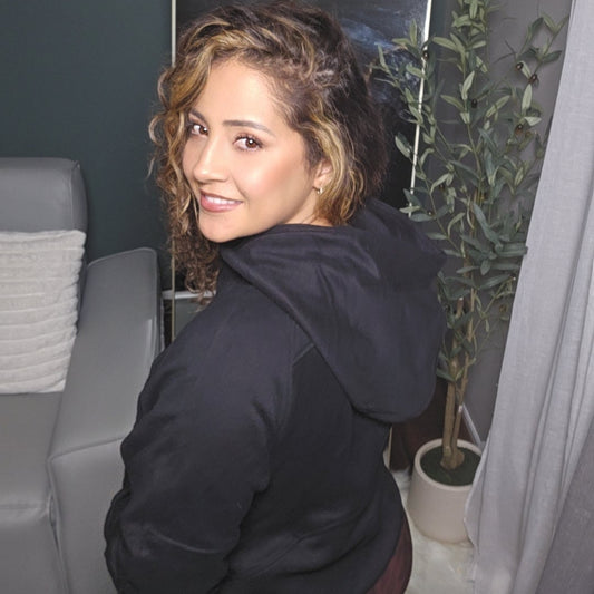 Black Scuba Hoodie