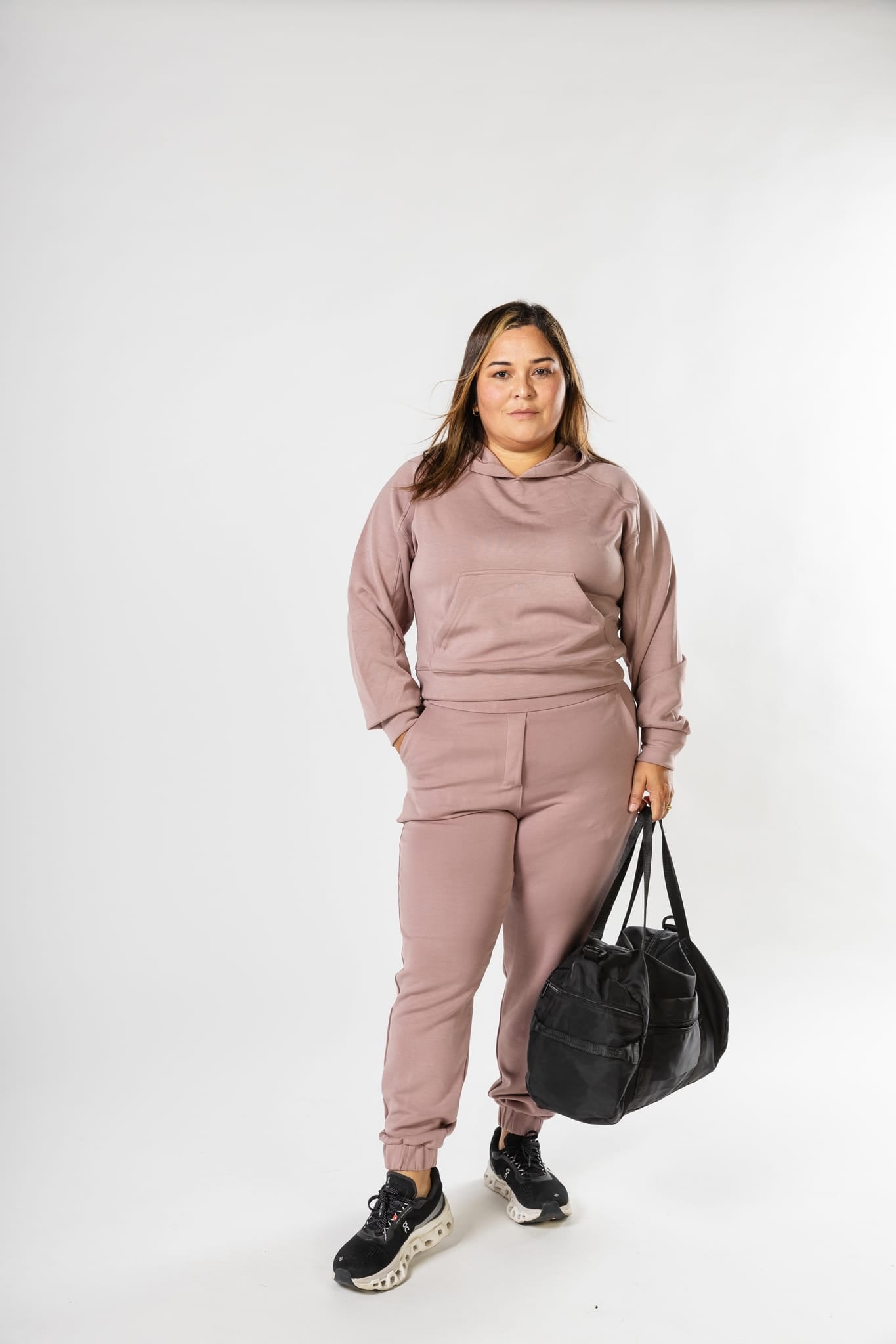 Dusty Rose Luxe Lounge Hoodie & Jogger Set