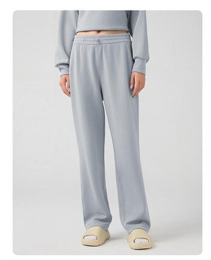 Gray Luxe Lounge Zip-Up Hoodie & Pocket Jogger Set