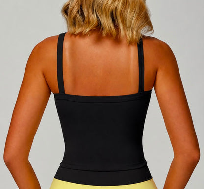 Black Sculpt Tank Top