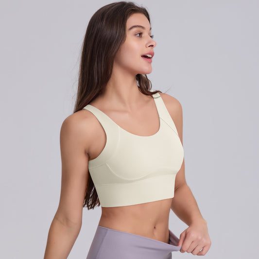 White Wireless Sport bra