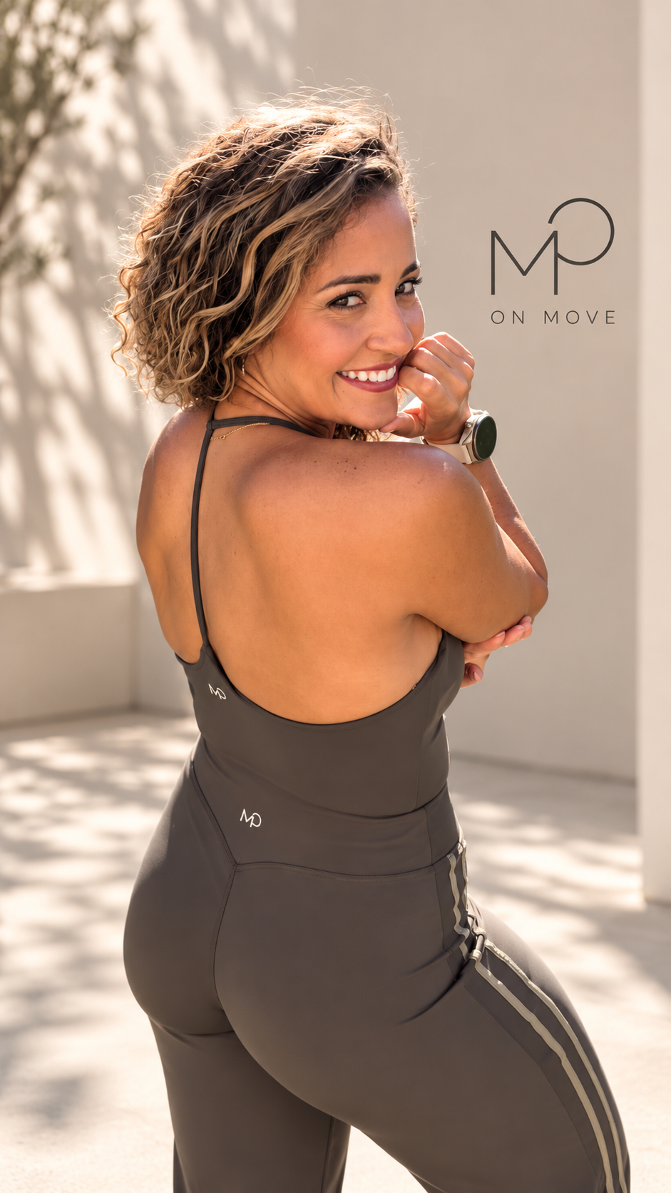 Olive Taupe Flare Activewear Set