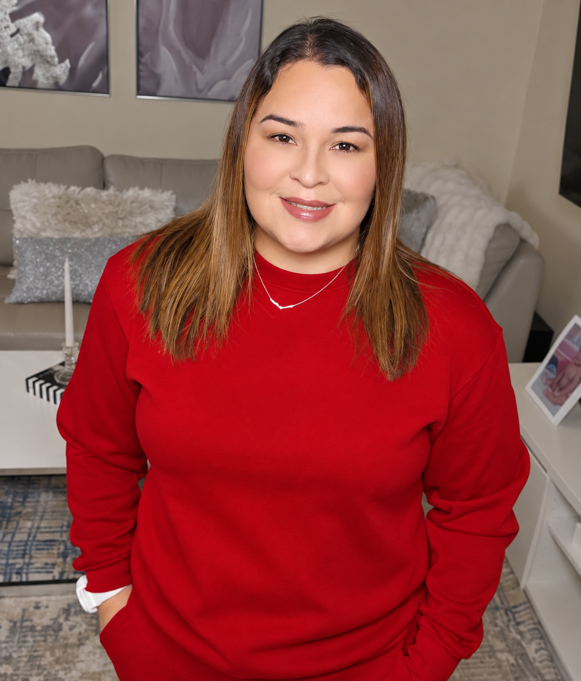 Red Crewneck Sweatshirt