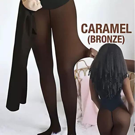 Caramel Bronze Second Skin Thermal Socks