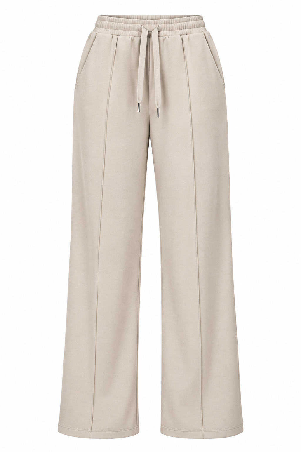 Beige Effortless Lounge Flared Sweatpant