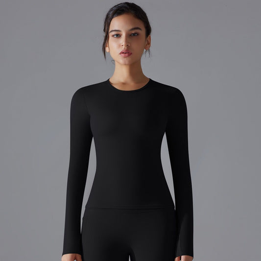 Black Soft Sculpt Long Sleeve