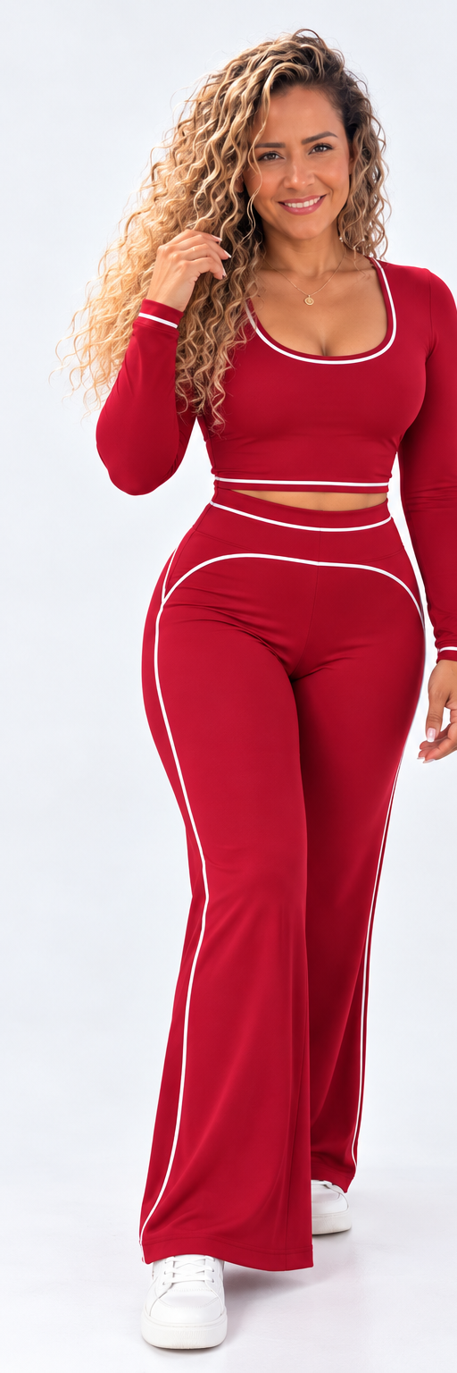 Sculpt Contrast Flare Set – Red