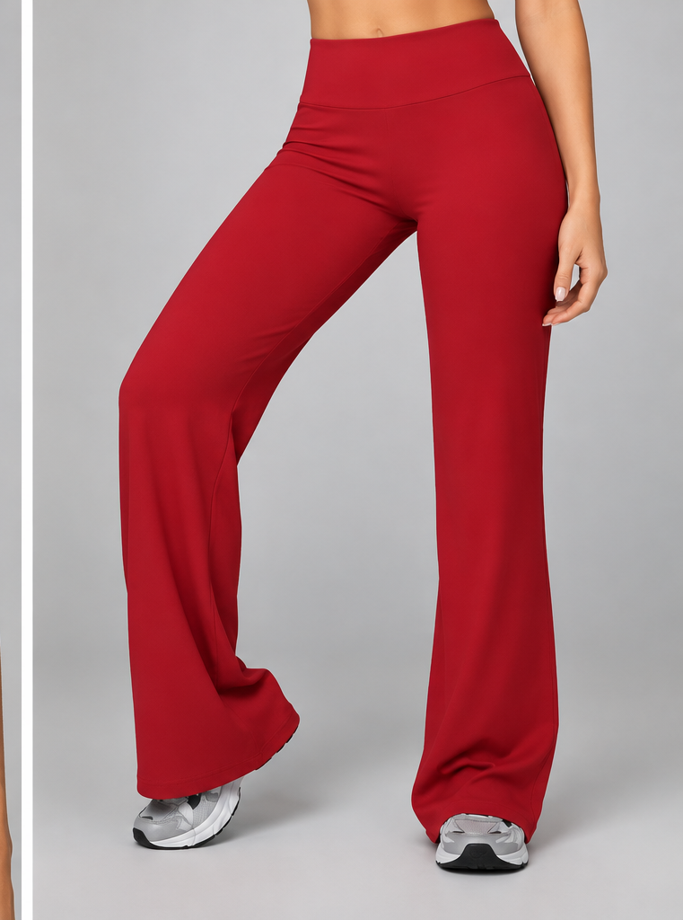 Flare Pants – Red